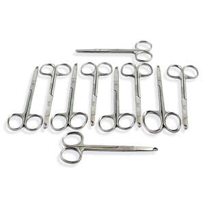 Tijeras de punto Littauer, hoja enganchada delicada, de 14 Cm instrumentos quirúrgicos, pinzas de 14 Cm, tijeras de punto de sutura quirúrgica - Product Image 4