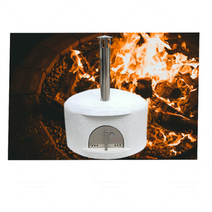 Cocina pizzas ahumadas y deliciosas caseras al aire libre con un <span class=keywords><strong>horno</strong></span> de leña de alta calidad y resistente. - Product Image 4