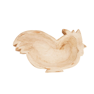 Nouveau design belle couleur en bois coq pâte bol bougeoir accessoires de décoration en gros du Vietnam - Product Image 4