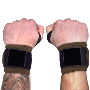 Hot Sales Custom Logo Nylon Unisex Wrist Support for Bodybuilding Training Gym <b>Weight</b> Lifting Wrist Straps Sizes S/M/L/XL - Product Image 6