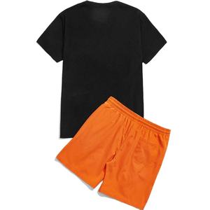 Conjuntos Cortos a Juego 100% Algodón, Ropa Casual de Verano para Hombre, Conjunto Deportivo de 2 Piezas, Camisas y Pantalones Cortos para Hombre en Oferta 2026 - Product Image 1