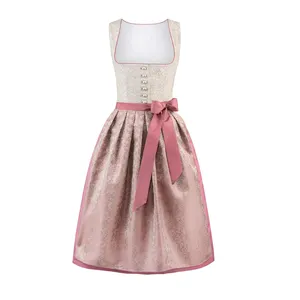 Beste Groothandel Goede Kwaliteit Lage Prijs Dirndl Jurk Plus Size Vrouwen Dragen Oktoberfest Bavarian Mini Dirndl Jurk