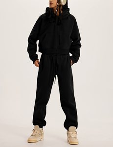 ใหม่ชุดวอร์มพิมพ์ลายสีพื้นสำหรับทั้งชายและหญิงชุดวิ่งจ๊อกกิ้งขนแกะมีซิปมีฮู้ดสำหรับฤดูหนาว - Product Image 5