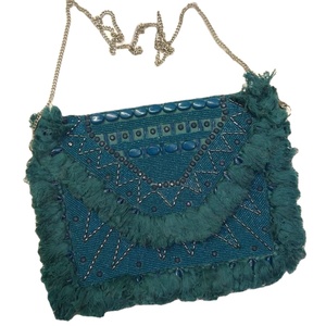 Sac perlé Banjara Boho exclusif | Sacs perlés de soirée élégants de styliste faits à la main - Product Image 1