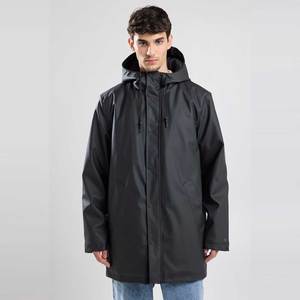 Veste coupe-vent imperméable respirante légère en toile personnalisée pour hommes Nouvelle conception Série de vestes de pluie d'extérieur - Product Image 6
