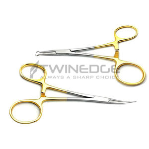 ชุดคีมทำหมันสแตนเลสสตีล14ซม. ชุดเครื่องมือผ่าตัดมาตรฐาน CE ISO มีดผ่าตัดแบบไม่ต้องผ่าตัดพร้อมห่วงคีมหนีบ - Product Image 2