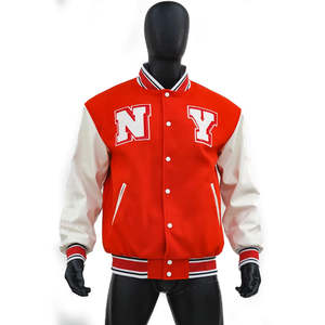 New Fashion Custom Logo <b>Men</b> Varsity <b>Jacket</b> AC <b>White</b> Varsity <b>Jacket</b> Varsity Bomber <b>Jackets</b> for <b>Men</b> - Product Image 1