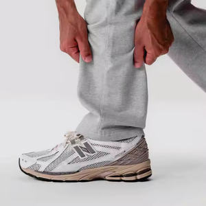 กางเกงวอร์มลำลองเอวยางยืดสำหรับผู้ชายกางเกงวิ่งขายาวแบบเรียบขาตรงทรงหลวมออกแบบโลโก้ได้ตามต้องการ - Product Image 4