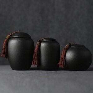 Boîte à sucre en métal d'élégance moderne noire avec finition antique pour le dessus de Table de cuisine brossé en gros - Product Image 4