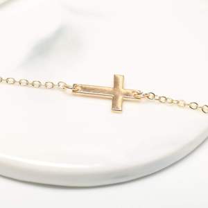 Braccialetto a catena Boho da donna con bracciale sottile incrociato da bambina - Product Image 6