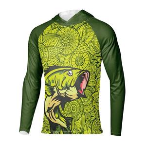 2026 <b>Performance</b> Fishing Apparel Long Sleeve UV <b>Protective</b> Summer Jersey for Men Camouflage Moisture Wicking 100% Polyester - Product Image 3