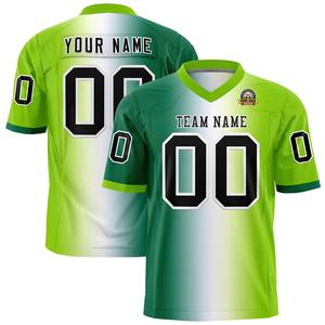 Maillot de football américain personnalisé pour filles, uniforme en polyester 180GSM, impression par sublimation, vêtements de sport pour entraînement et match pour jeunes - Product Image 1