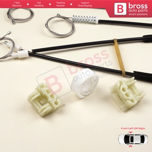 Kit de réparation de lève-vitre électrique BWR557, porte gauche ou droite pour Ibiza MK3 6L1 2002-2008 3 portes HB Coupé 6L3837461 6L3837462 - Product Image 5