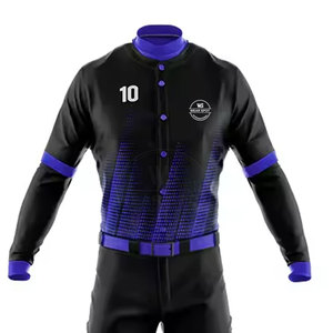 ชุดเบสบอลสั่งทำยอดนิยม น้ำหนักเบา ระบายอากาศได้ดี ชุดกีฬาเบสบอลสำหรับขายออนไลน์ - Product Image 5