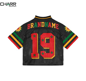 Camiseta de malla recortada de alta calidad, camiseta de fútbol por sublimación, Camiseta deportiva de malla de poliéster para gimnasio personalizada - Product Image 6