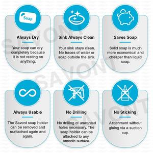 Sustainable Quality Personalized Engraving Waterproof & Rust-proof Magnetic Soap Holder Disc Stainless Steel Soap Button - Product Image 6