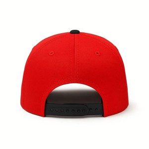 Venta al por mayor de alta calidad de encargo del logotipo del bordado de 5 paneles sombrero de un marco de dos tonos estructurados al aire libre de algodón gorra de béisbol para hombre - Product Image 3