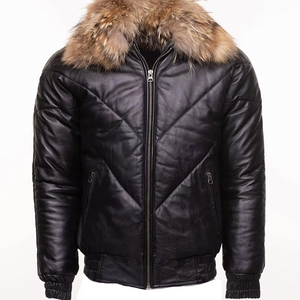 Chaqueta Bomber Acolchada con Cuello Camisero, Hecha a Mano, Transpirable, con Cierre de Cremallera, Talla Grande, Chaqueta de Invierno - Product Image 1