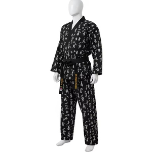 Vêtements d'arts martiaux imprimés respirants pour adultes, polyester léger, séchage rapide, vêtements d'entraînement, uniforme de sport, équipement de performance - Product Image 4