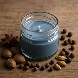 Square Glass Jar Double Wick Soy Wax Scented Candle Ramadan Eid Home <b>Decoration</b> Aromatherapy Stress Relief Luxury Long Burn Gift - Product Image 3