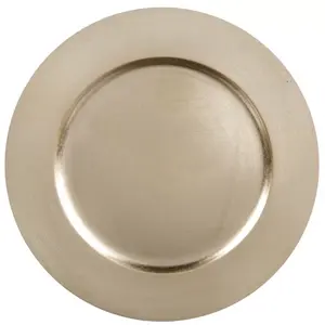 Assiette de présentation noire perlée de qualité supérieure, vente en gros, pour mariage, banquet, événement, vaisselle, 13 pouces, assiette de présentation en métal de luxe faite à la main - Product Image 6