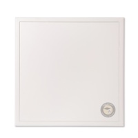 Puerta trampa de acero galvanizado duradero con superficie con recubrimiento en polvo para acceso a techos de paneles de yeso, mantenimiento eléctrico y HVAC. ¡Compre ahora!