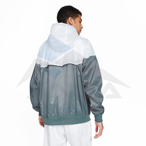 Vestes coupe-vent personnalisées OEM Odm hiver chaud imperméable tissu écologique veste coupe-vent d'extérieur pour hommes - Product Image 2