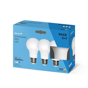 Garza Hiệu Quả Cao Thông Minh LED Năng Lượng Mặt Trời Đèn 11W Điện 1060 Lumens Cao 2 + 1 Hình Dạng Tiêu Chuẩn E27 Ổ Cắm Gói 3 Thông Minh Năng Lượng Mặt Trời Đèn - Product Image 2