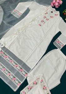 Ligero elegante traje indio tradicional bodas al aire libre damas de honor Simple largo hermoso aspecto liso precio al por mayor - Product Image 4