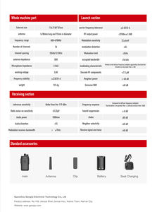 Radio Komunikasi Profesional GMRS UHF USB Charger Suara Jernih Daya Tahan Ultra Panjang Jangkauan Jauh 2 Arah - Product Image 3