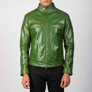 Nuevo precio al por mayor Chaquetas de cuero para hombres Chaquetas de hombre genuinas de ajuste regular disponibles a precios razonables Chaquetas de venta para hombres - Product Image 4