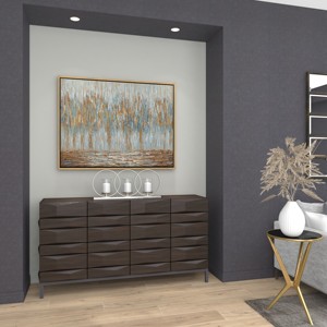 Ring Shape Metal/<b>Glass</b> Hurricanes Candle <b>Holder</b> Unique Design Tabletop Home and Wedding Decorative Candle <b>Stand</b> - Product Image 6