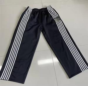 Pantalones Deportivos de Felpa Francesa de 400 Gsm, Estilo Urbano, Pierna Ancha, Etiquetas con Logotipo Personalizado, Pantalones Deportivos a Rayas para Hombre - Product Image 3