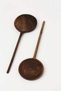 Cuchara de Madera de Acacia Hecha a Mano en India, Nuevo Diseño, Cuchara para Servir Sopa, Cuchara para Servir Maggie, Forma Única y Elegante para Uso en la Cocina - Product Image 6