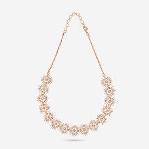 Zircon Necklace 187803 Elegant <b>Wedding</b> <b>Accessory</b> with Dazzling Zircon Stones - Product Image 4