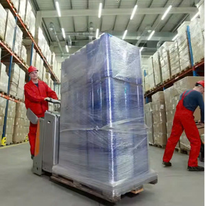 Fabricantes LDPE Clear HDPE PE Wrap Pack Embalaje Soft Almacén transparente Logística Película elástica de plástico para paquete - Product Image 5