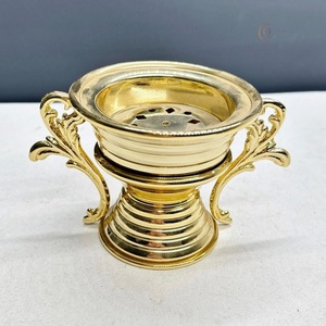Quemador de Incienso de Latón Religioso para Ramadán, Decoración para el Hogar, Aromaterapia, Duradero y Natural para Uso en el Hogar y Fiestas - Product Image 1