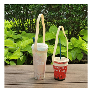 Portavasos de Bambú Natural para Vasos Reutilizables y Bebidas Calientes, Hecho en Vietnam - Product Image 3