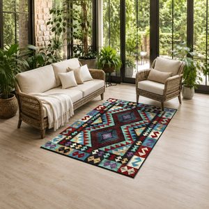 Tapis RUGS DEPOT LXDP-0305, vente en gros, gris anthracite, vintage, oriental, imprimé numériquement, lavable en machine, chenille, tapis de salon, antidérapant - Product Image 6