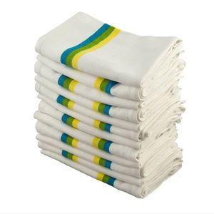 ผ้าเช็ดตัวผ้าฝ้ายเนื้อปลาเฮอริ่งเนื้อ100% แห้งเร็วใช้ในห้องครัว - Product Image 1