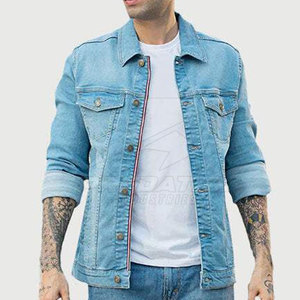 Veste d'hiver en gros Dernière conception Veste en jean respirante en coton de haute qualité à bas prix - Product Image 4