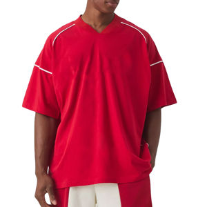 Conjunto de Ropa de Diseñador para Hombre, Verano 2026, Moda Urbana, Casual, Holgado, de Algodón, Conjunto de Camiseta y Pantalones Cortos a Juego, Talla Grande - Product Image 4