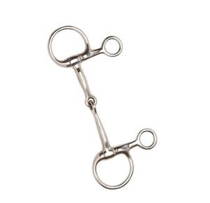 Nouveauté : Mors à anneaux doubles en acier inoxydable, garantie à vie pour l'entraînement des chevaux de dressage, TARIQ MFG CO - Product Image 1