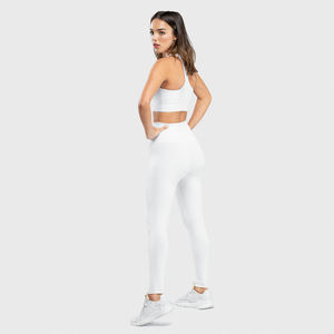 Soutien-gorge de sport personnalisé sans couture taille haute leggings entraînement Gym Fitness course Yoga ensembles 2 pièces ensemble femmes yoga ensemble - Product Image 4
