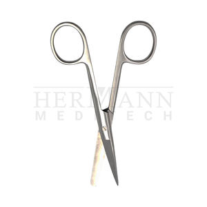 Tijeras manuales de acero inoxidable para operar, tijeras quirúrgicas afiladas/romas de 145mm de alta calidad para procedimientos generales y menores - Product Image 4