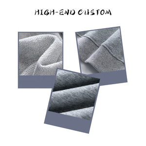 เสื้อสเวตเตอร์คอกลมมีฮู้ดเสื้อครอปสีเขียวตัวอักษรเทอร์รี่ออกแบบได้ตามต้องการสำหรับฤดูหนาว - Product Image 5