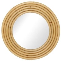 Miroirs muraux bohèmes de luxe faits à la main avec cadre en rotin, style côtier naturel, tendance, pour la décoration intérieure