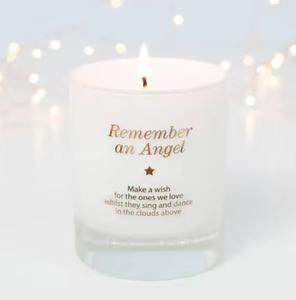 Bougie parfumée en soja artisanale personnalisée de luxe Ensemble cadeau d'accueil exclusif d'aromathérapie Angel Promotions d'assurance personnalisées - Product Image 1