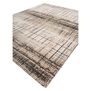 Tapis Uvenuti noué à la main en laine et soie de bambou, motif abstrait rectangulaire ivoire, texture douce pour la maison et la chambre, poils de 7-8 mm, modèle Lrb-1538 - Product Image 2