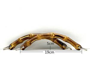 Correa de hombro para bolso DIY de bambú real-Tamaño y color personalizables ecológicos - Product Image 5